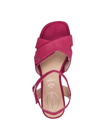 Tamaris COMFORT Sandalette in FUXIA SUEDE