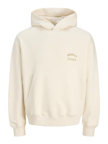 Jack & Jones Kapuzenpullover in Ecru