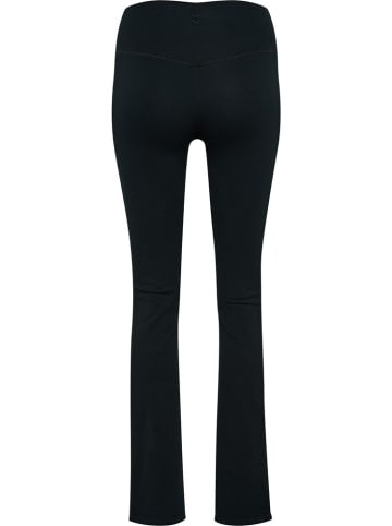 Hummel Sportleggings "Hiit Seamless Flare Tights" in Schwarz