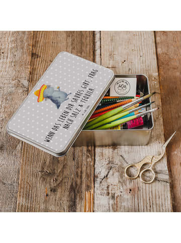 Mr. & Mrs. Panda Aufbewahrungsdose Metall Axolotl Tequila mit Sp... in Grau Pastell