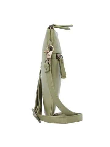 Esquire Peru Umhängetasche Leder 17 cm in olive