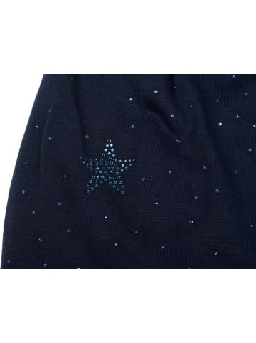 styleBREAKER Beanie Mütze in Midnight-Blue / Dunkelblau