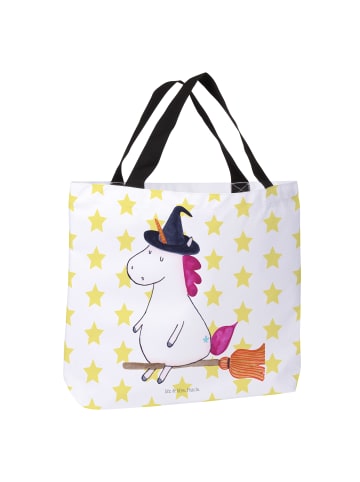 Mr. & Mrs. Panda Strandtasche Einhorn Hexe ohne Spruch in Weiß