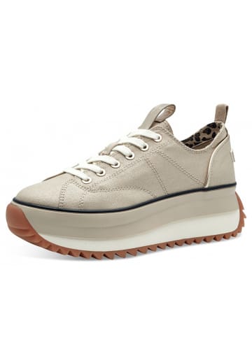 Tamaris Leinenschuh in Gold