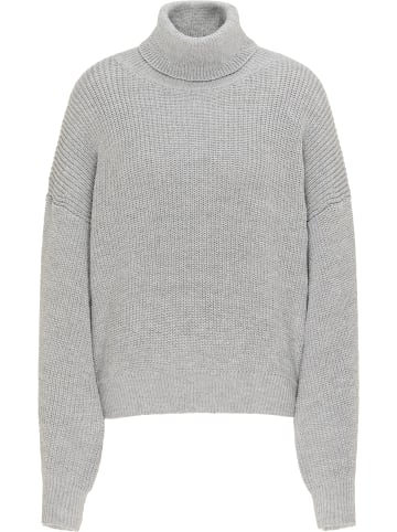 usha BLUE LABEL Damen Strickpullover in Grau Melange