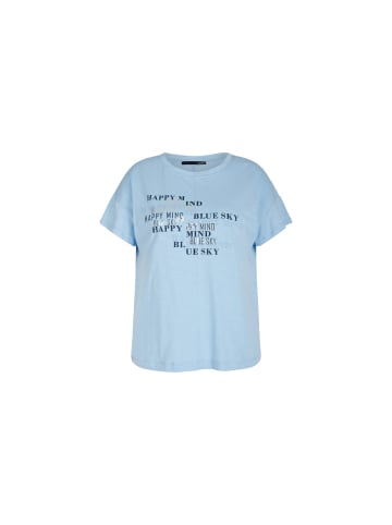 Rabe Rundhals T-Shirt in blau