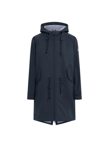 Derbe Friese Island Softshellmantel in navy/lavender gray