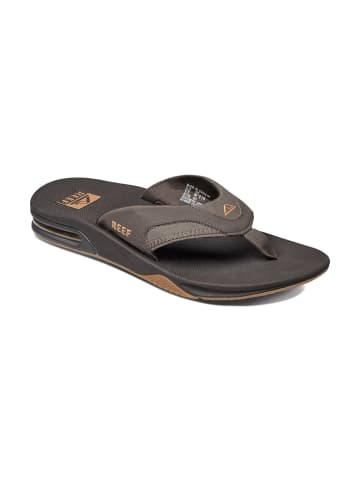 Reef Zehentrenner Sandale Fanning in Brown/Gum