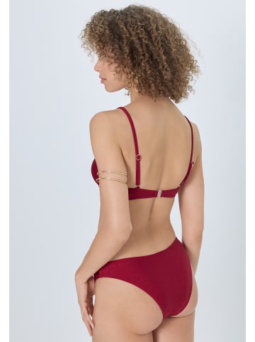 LSCN BY LASCANA Bustier-Bikini-Top in red wine
