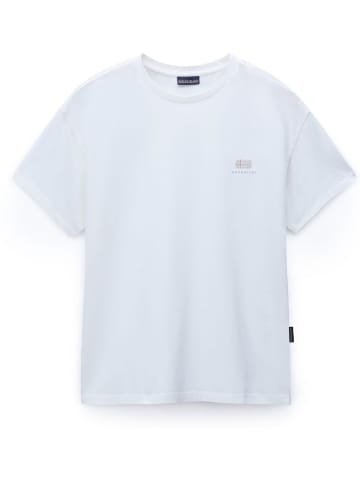 Napapijri T-Shirt "S-Nina" in Weiß