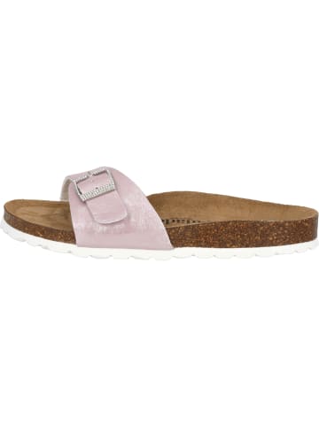 Palado Pantoletten Malta Metallic SQS in Rosa