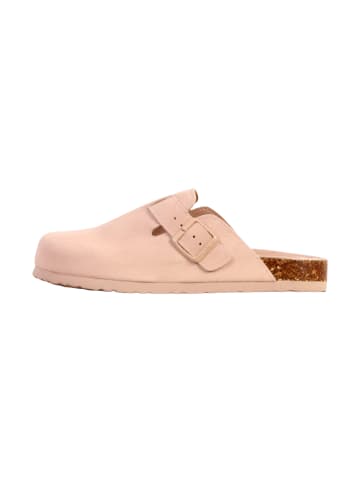 Xti Pantoletten aus Leder Beige