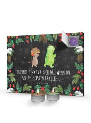 Mr. & Mrs. Panda Duftkerzen Adventskalender Schildkröte Maus mit... in Kreidetafel