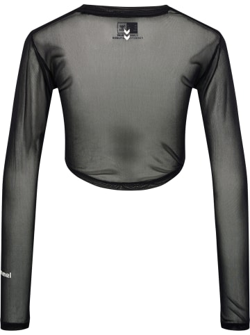 Hummel T-Shirt L/S Hmlmt Fierce Mesh T-Shirt L/S in BLACK