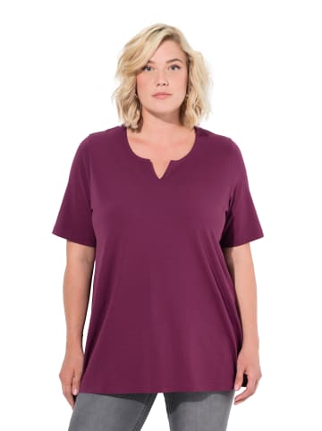 Ulla Popken Shirt in dunkle beere