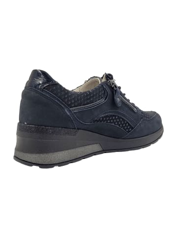 WALDLÄUFER Komfort Schnürschuhe in Blau
