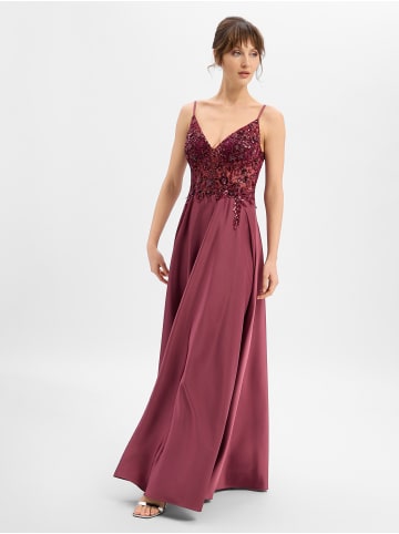 LAONA Abendkleid in aubergine - 0004