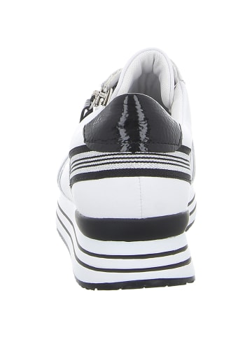 remonte Schnürschuhe in weiss/schwarz