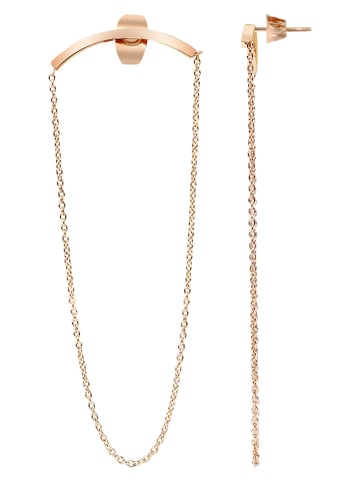 Adeliás Damen Ohrringe aus Edelstahl in gold