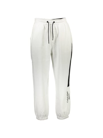 Calvin Klein Weiße Baumwoll-Jogginghose