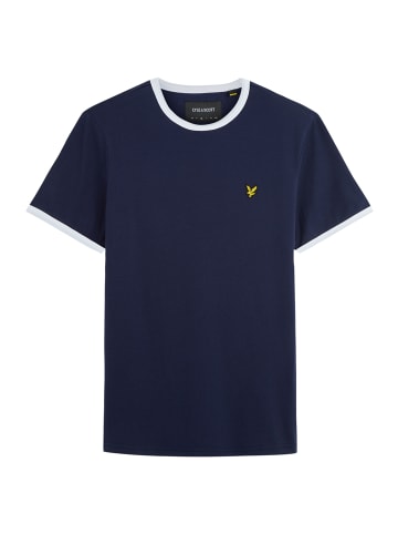 Lyle & Scott T-Shirt in Marine/Weiß