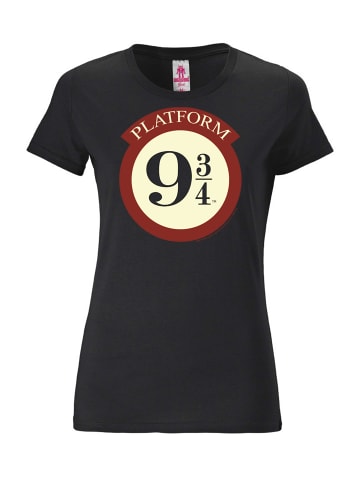 Logoshirt T-Shirt Harry Potter - Platform 9 3/4 in schwarz