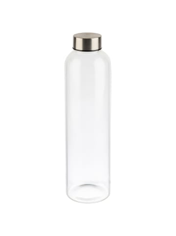 APS Trinkflasche in transparent,  Höhe 26,5 cm, Ø 7 cm, 0,75 Liter