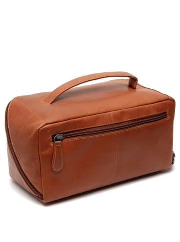 The Chesterfield Brand Elmia - Kulturbeutel 24 cm (schwarz) in cognac