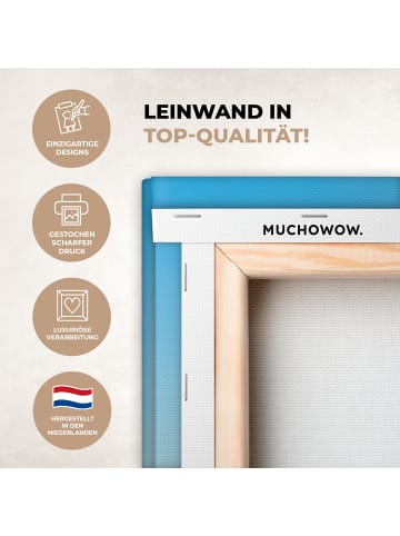 MuchoWow Leinwand bilder Erleuchtete Stadt (BxH)