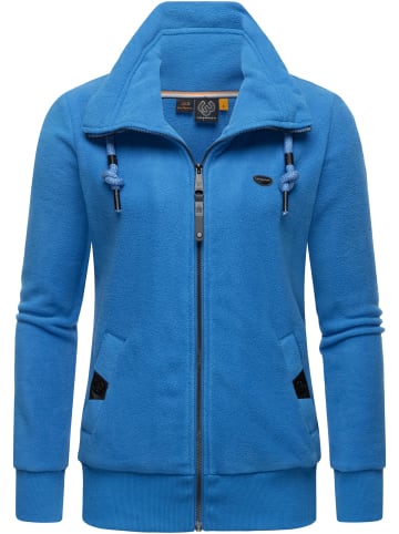 ragwear Kapuzensweatjacke Rylie Fleece Zip Solid in Blue