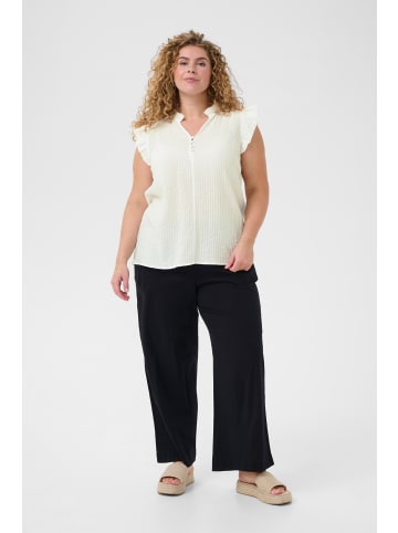 KAFFE curve Ärmellose Bluse KClyana Regular fit in Chalk