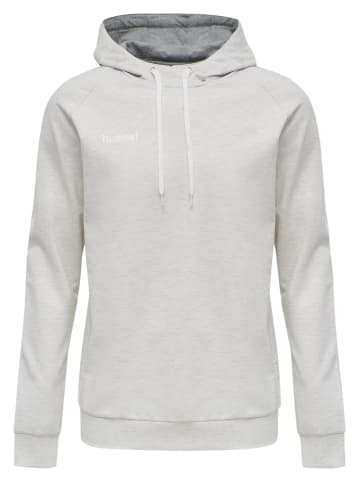 Hummel Hummel Cotton Kapuzenpullover Hmlgo Multisport Herren Atmungsaktiv in EGRET MELANGE