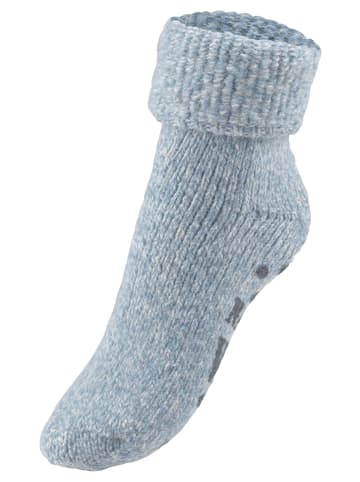 LAVANA basic ABS-Socken in blau