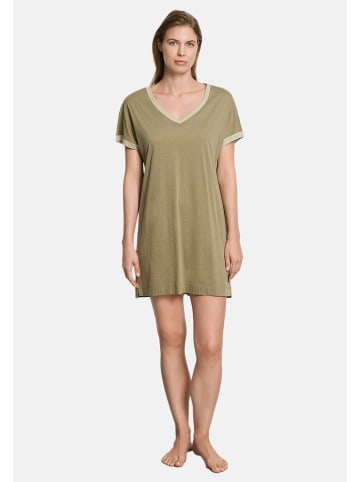 Hanro Nachthemd Laura in Covert green