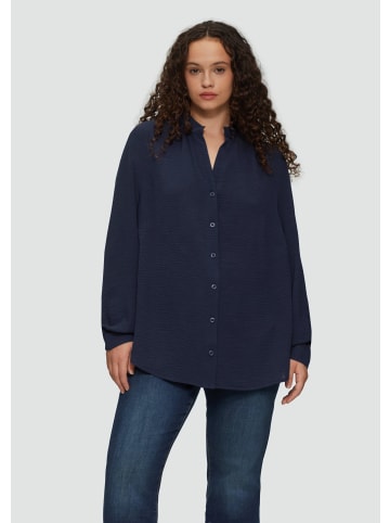QS Bluse langarm in Blau