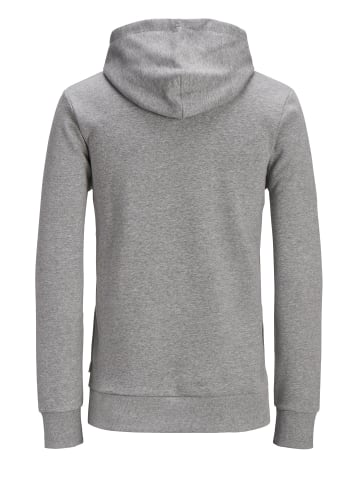 Jack & Jones Kapuzenpullover in Light Grey Melange