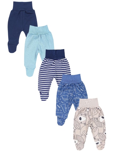TupTam Baby Hose mit Fuß 5er Pack in grau
