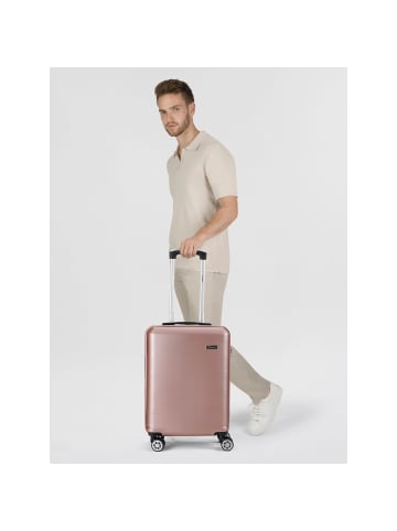 benzi 5330 4 Rollen Kabinentrolley S 55 cm rosa