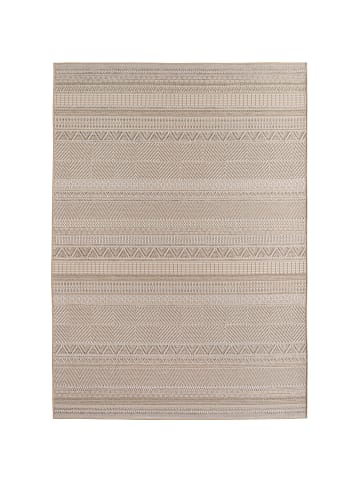 KADIMA DESIGN Teppich Outdoor Waschbar Ethno VENTOUX Strapazierfähig OEKO-TEX Balkon in Beige