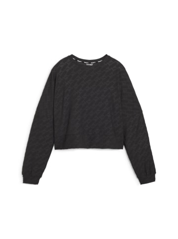 Puma Sweatshirt Branded Fleece Crew in puma black