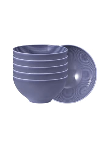 Seltmann Weiden 6er Set Müslischalen Beat Color Glaze ø 15,7 cm in Fliederblau