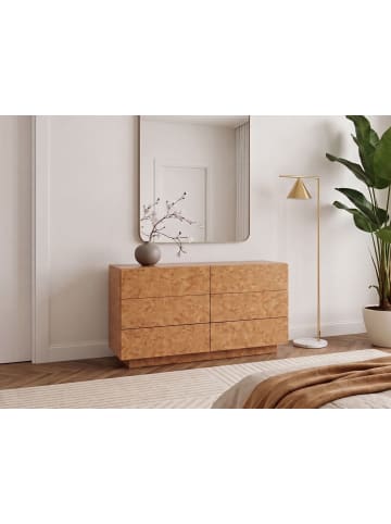 Beliani Kommode WOODEND in Braun - (W) 110 x (H) 75 x (L) 40 cm