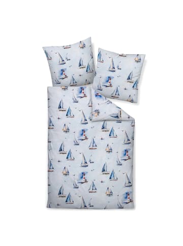 Janine Bettwäsche 42161-02 in mittelmeerblau