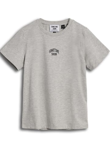 Sometime Soon T-Shirt Stmempower Kinder in GREY MELANGE