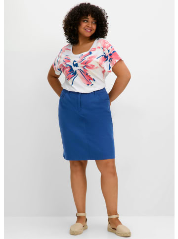 sheego Bleistiftrock in blaubeere