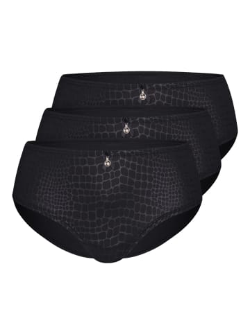 Sassa 3er Pack Panty in Black