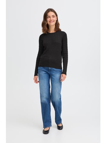 Oxmo Rollkragenpullover OXSisse in schwarz