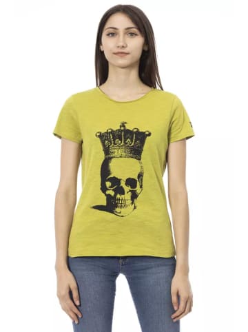 Trussardi Action Mehrfarbig Grün Baumwolle Damen T-Shirt