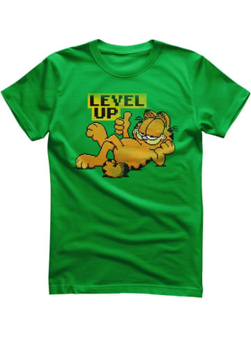Garfield T-Shirt "Garfield Level Up T-Shirt" in Grün