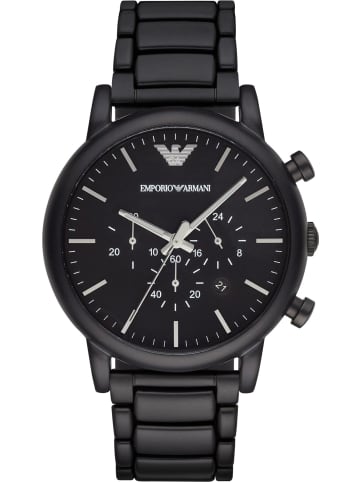 Emporio Armani Uhr in Schwarz